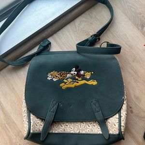 Animal print lounge fly with Mickey